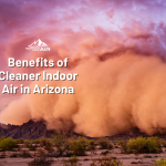 Dust storm rolls across the Arizona desert